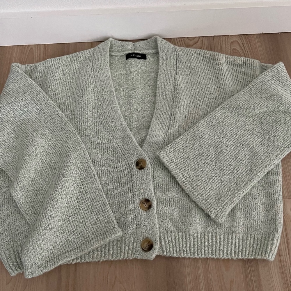 LAST CHANCE! Glassons Light Gray Cardigan Sweater